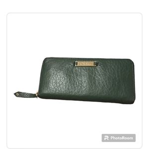 Cole Haan wallet NWT a very dark green plenty of room for cards